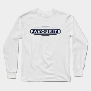 FAVOURITE TEXT Long Sleeve T-Shirt